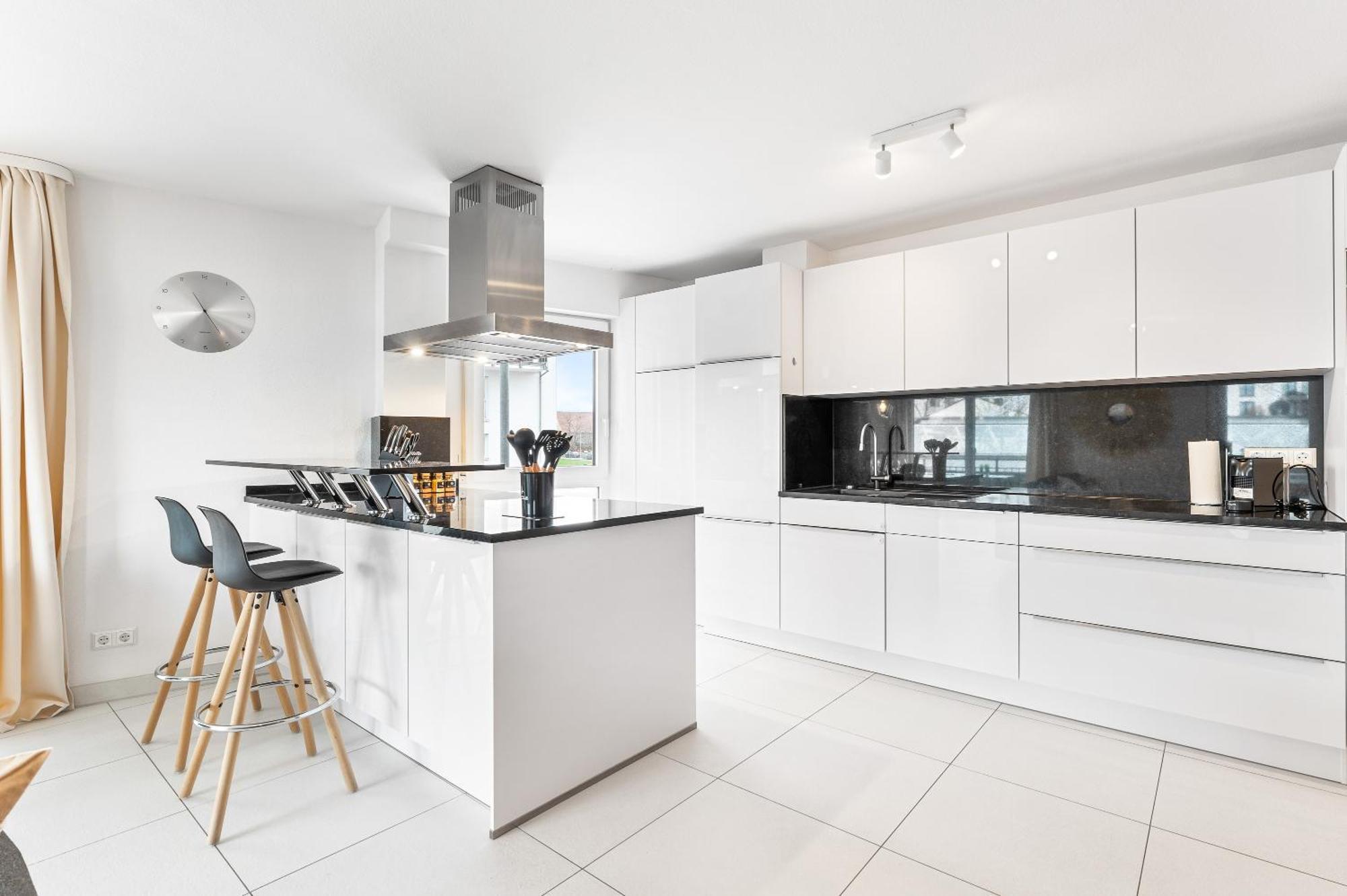 Design-Apartment - Kueche - Parken - Zentral Leinfelden-Echterdingen Luaran gambar