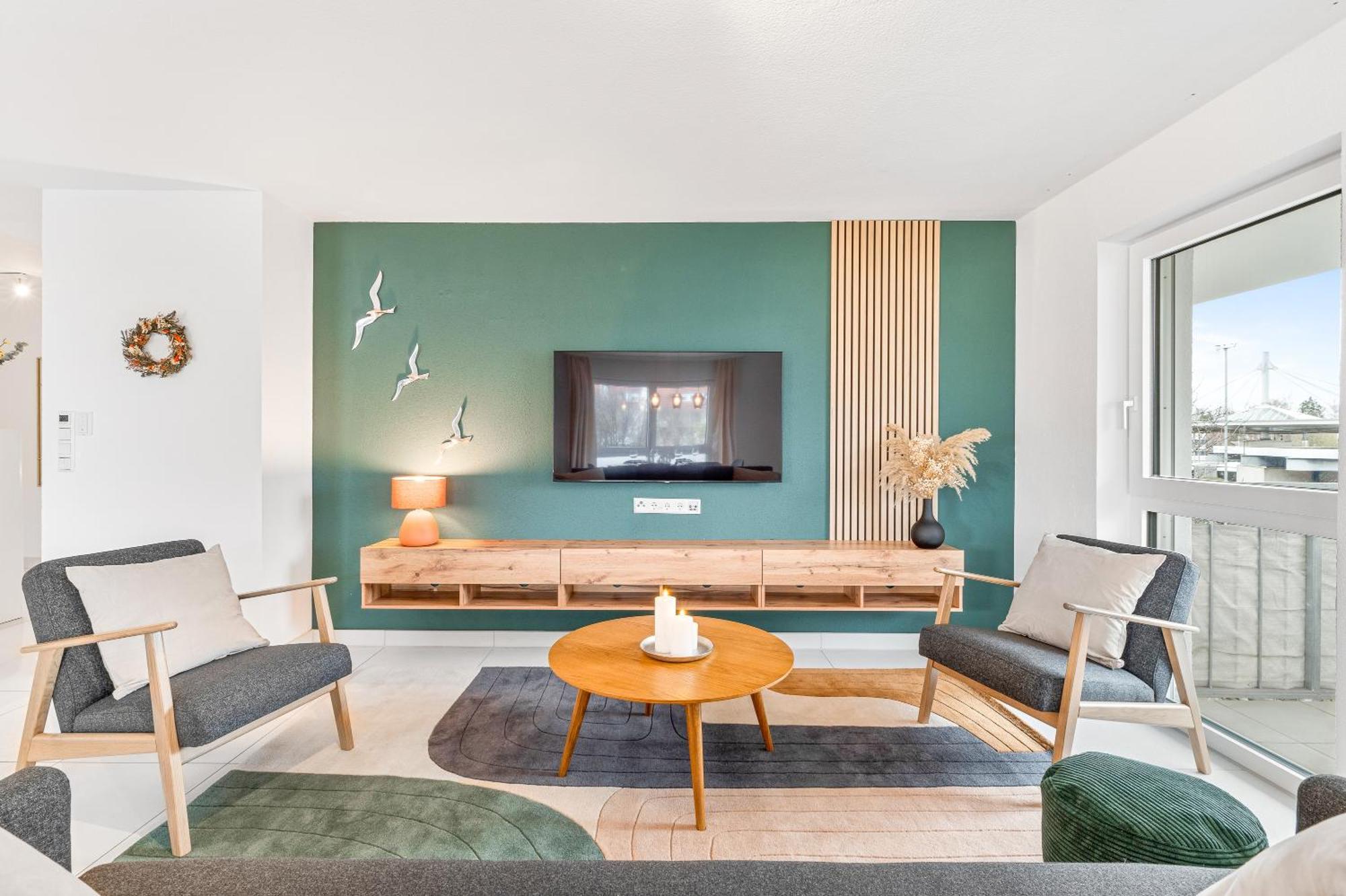 Design-Apartment - Kueche - Parken - Zentral Leinfelden-Echterdingen Luaran gambar